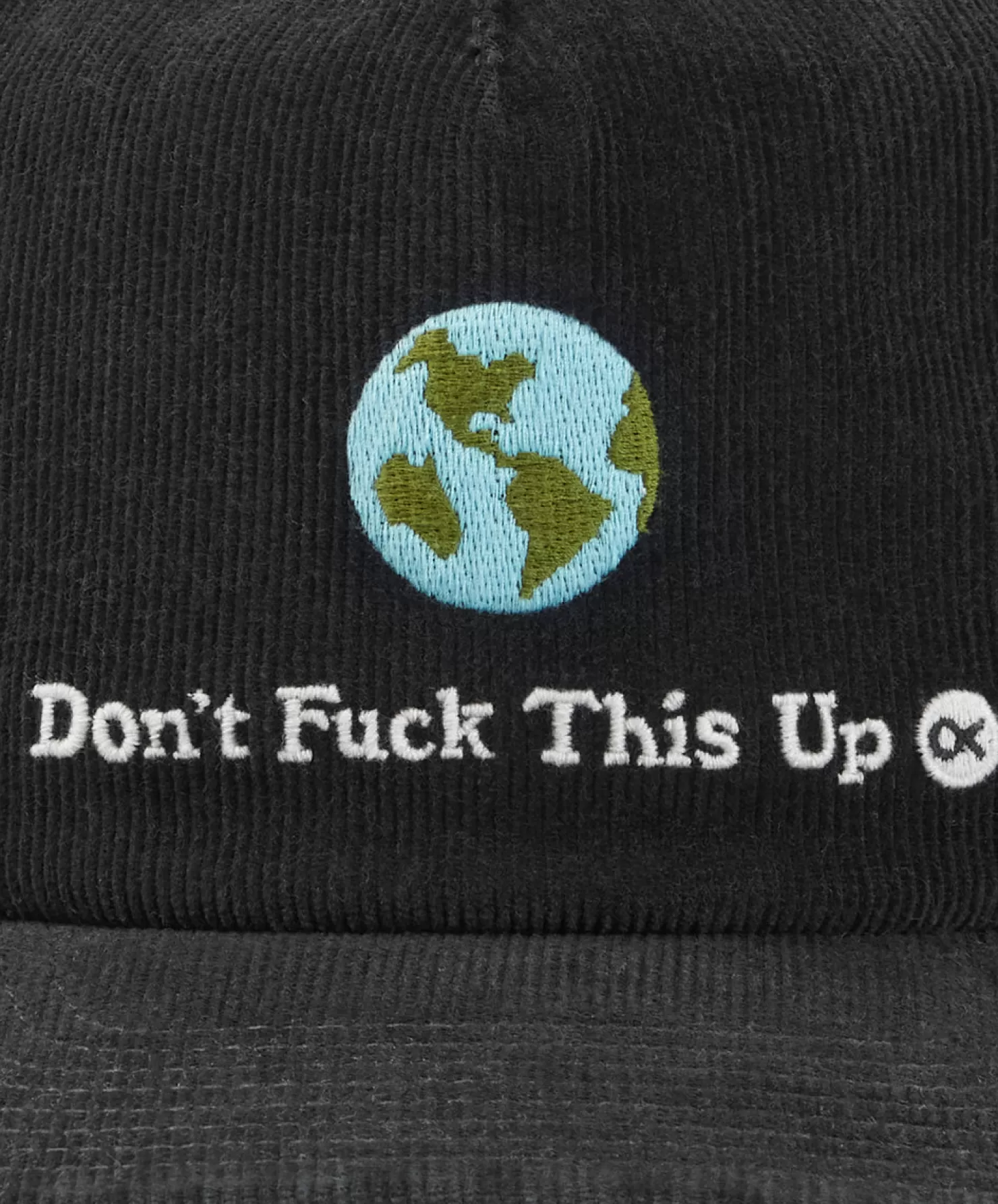 Don't Fuck This Up Cord 5-Panel Hat*Outerknown Store
